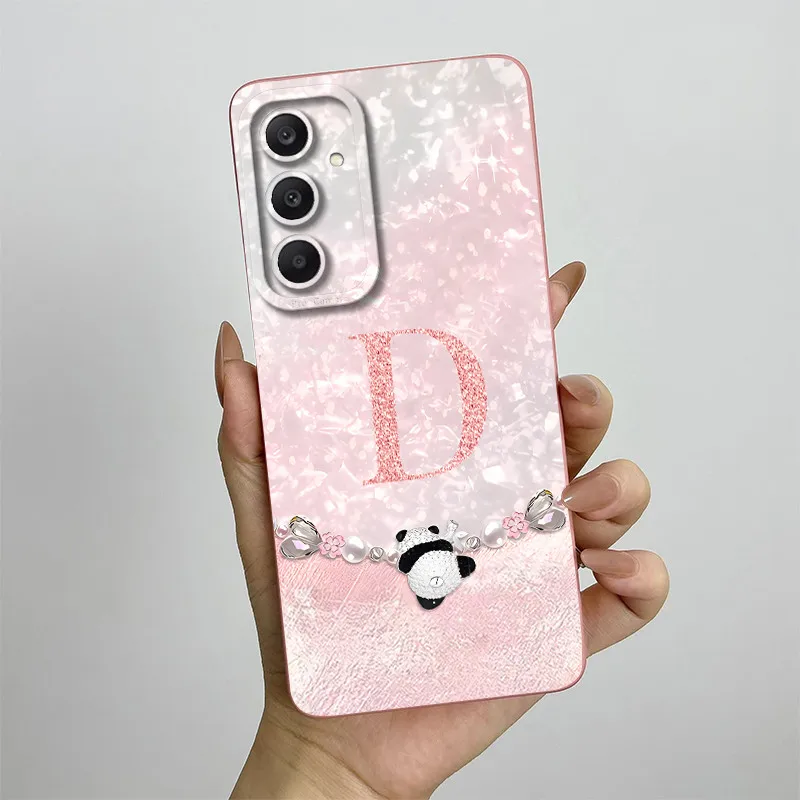 Para Samsung Galaxy A26 5G funda linda Panda letras a prueba de golpes funda suave de silicona líquida para SamsungA26 5G A 26 SM-A266B Fundas - imagen 5