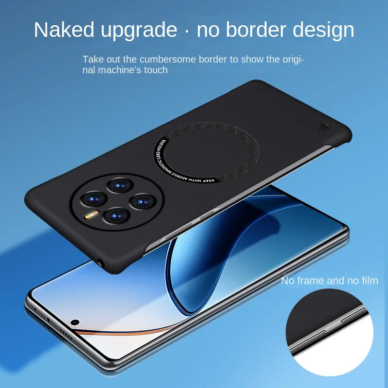 Funda rígida magnética para OPPO Realme, carcasa trasera protectora delgada para Realme, 12 Pro Plus, carga inalámbrica - imagen 5