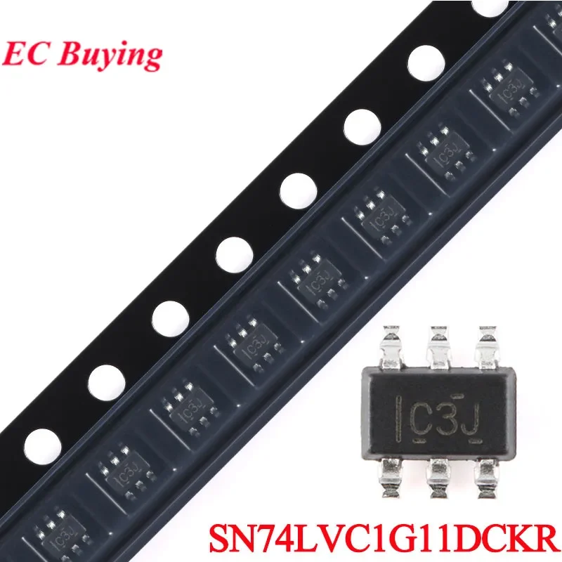 10 uds/5 uds SN74LVC1G11DCKR SN74LVC1G SN74LVC1G11 74LVC1G11 C3J SC-70-6 Chip IC positivo y de puerta único de 3 entradas