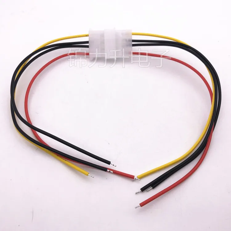 Juego de 5 cables de extensión de un solo cabezal de 4 pines para alimentación Molex IDE de 4 pines macho a hembra, conectores para confiabilidad de energía, 20 cm/50 cm - imagen 3