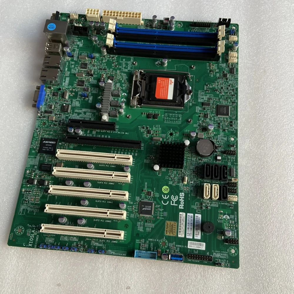 Placa base de servidor Original X10SLA-F 1150 C222 prueba perfecta buena calidad - imagen 4