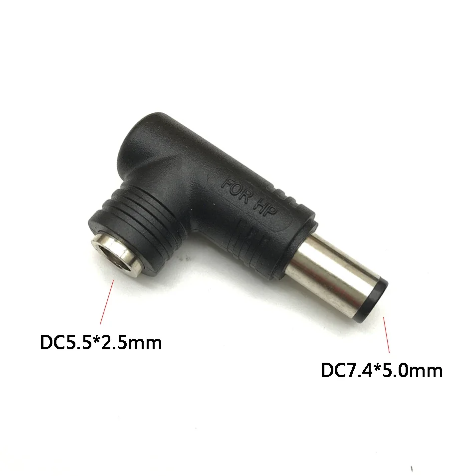 DC4.5X3.0mm 7,4X5.0mm DC macho a 5,5X2,1mm DC2.5mm conector adaptador de enchufe de alimentación hembra con Chip para DELL para HP 180W 240W - imagen 2