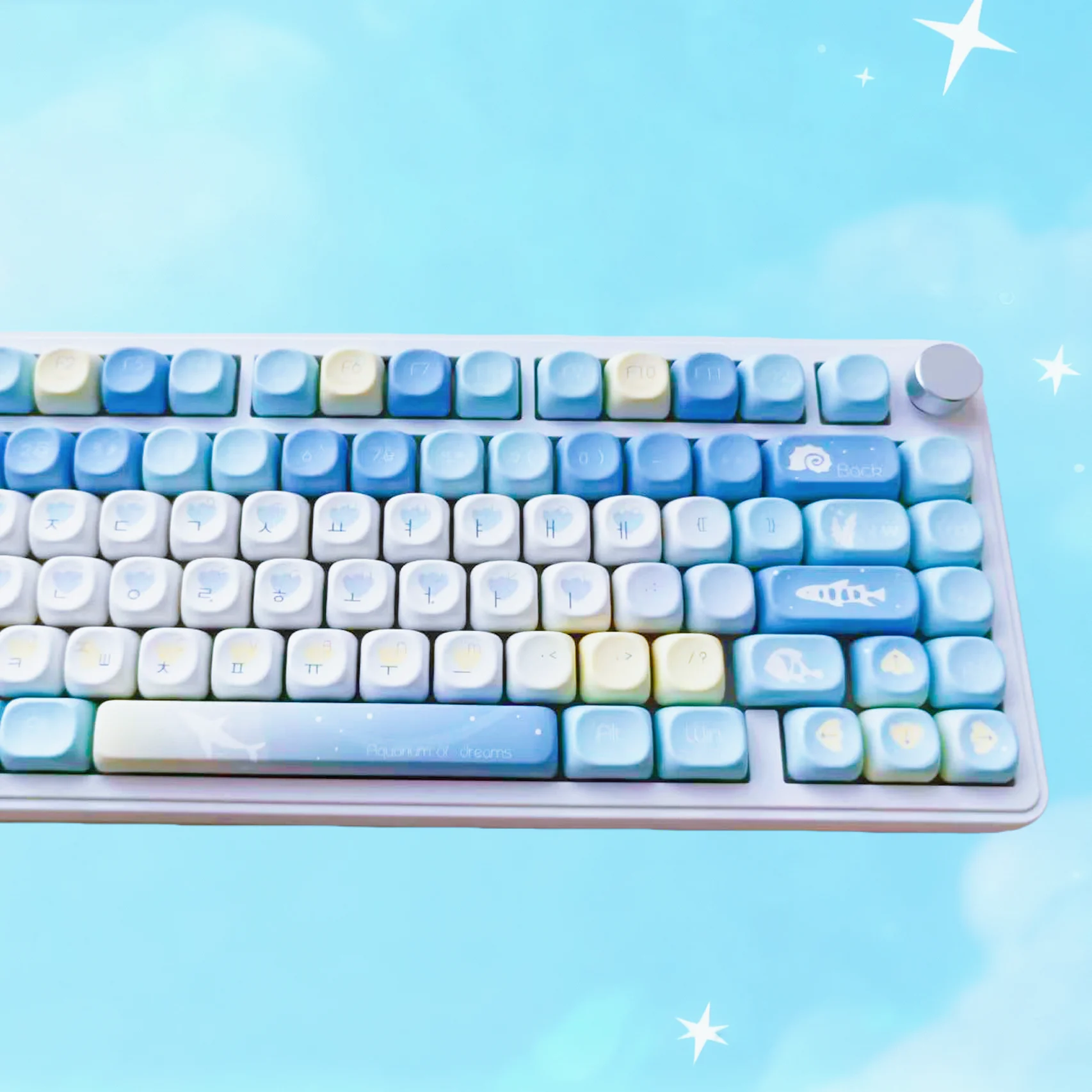 Dreamland Hub MOA perfil PBT teclas 130 teclas teclas de sublimación de tinte de cinco lados para teclado mecánico Cherry MX Switch - imagen 4