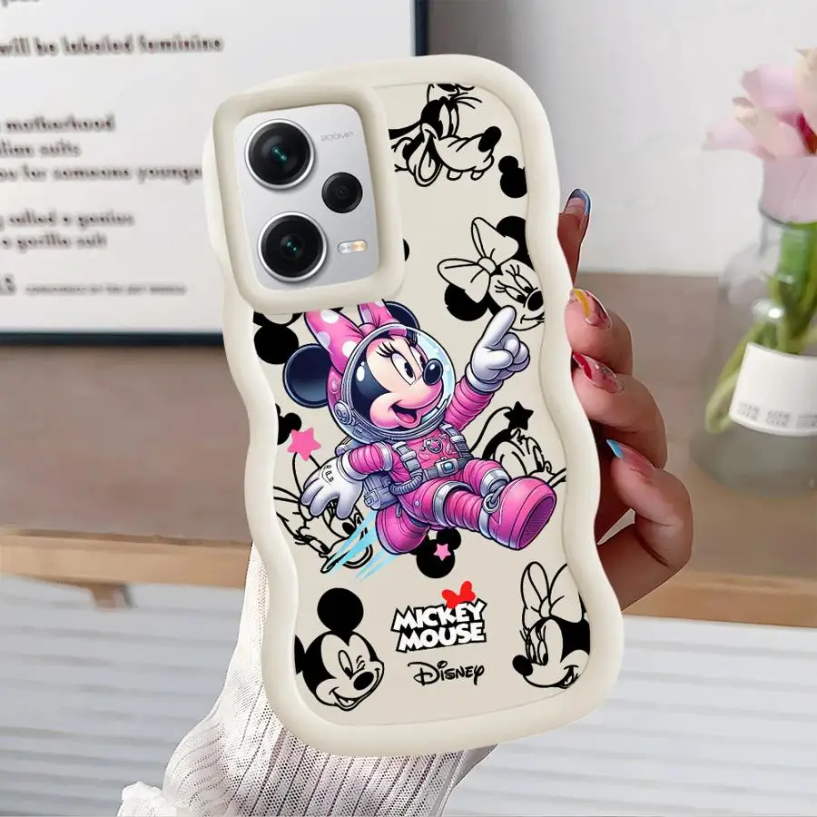 Funda de teléfono suave para Xiaomi Redmi 8 13C 14C 10A 9C 12C A1 A2 Plus 10C A5 A3 Disney Mickey Minnie