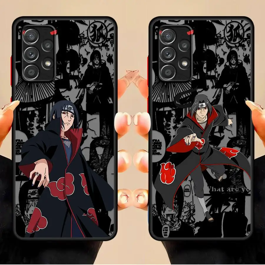 Funda blanda para Samsung Galaxy A53 A56 A22 A32 A35 A21s A25 A54 A36 A72 A23 A52 A24 A33 A26 A34 N-Narutos Uchiha Itachi - imagen 3