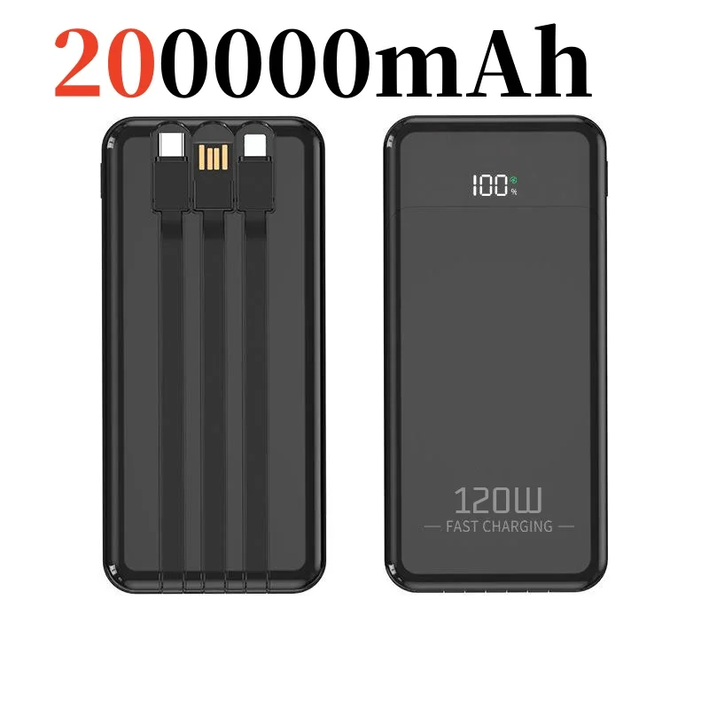Black 200000mAh
