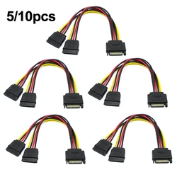 Cable Divisor SATA 1 Macho a 2 Hembra - Cable Extensión 20cm