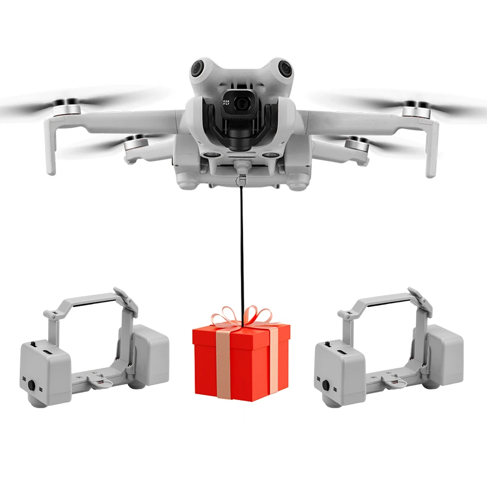 Sistema de lanzamiento de aire para Dron DJI Mini 4 Pro, dispositivo de lanzamiento de aire, sistema lanzador de lanzamiento de lanzamiento de carga útil, lanzador remoto de Dron