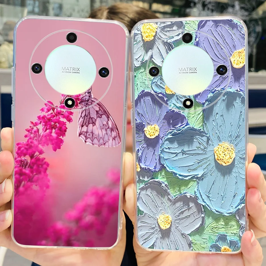 Funda de silicona blanda para Honor Magic5 Lite, carcasa pintada con estilo, Magic6 Lite 5 Lite - imagen 3