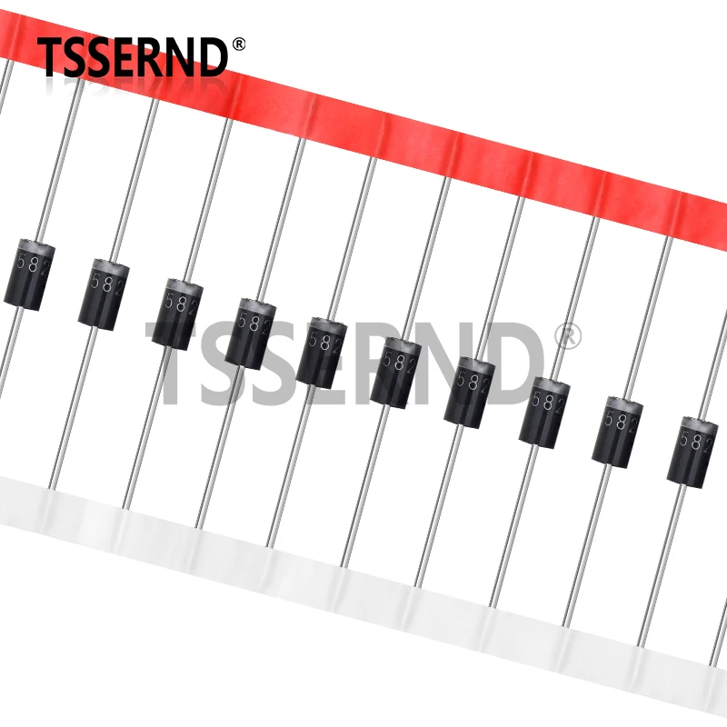 20 piezas 1N5825 1N5824 1N5822 1N5820 IN5822 DO-27 diodo Schottky