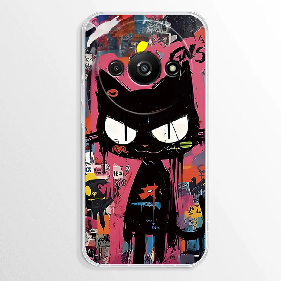 Funda de TPU con patrón elegante para teléfono móvil, carcasa transparente de silicona suave para Xiaomi Redmi A3 4G, 2024 - imagen 5