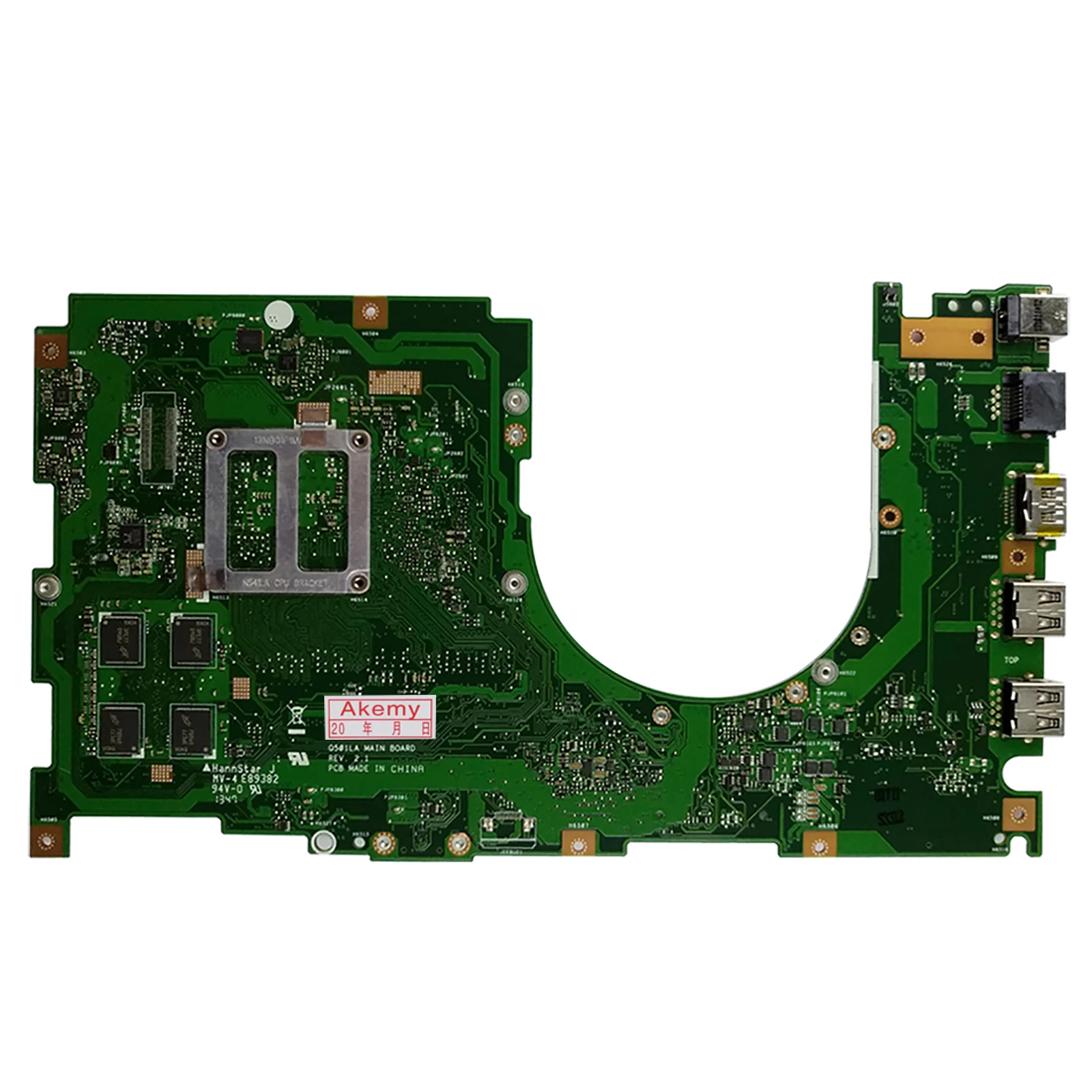 Placa base para ordenador portátil ASUS Q501 Q501L Q501LA con CPU i5 i7-4th Gen 4GB-RAM placa base para portátil 100% probado OK VivoBook - imagen 3