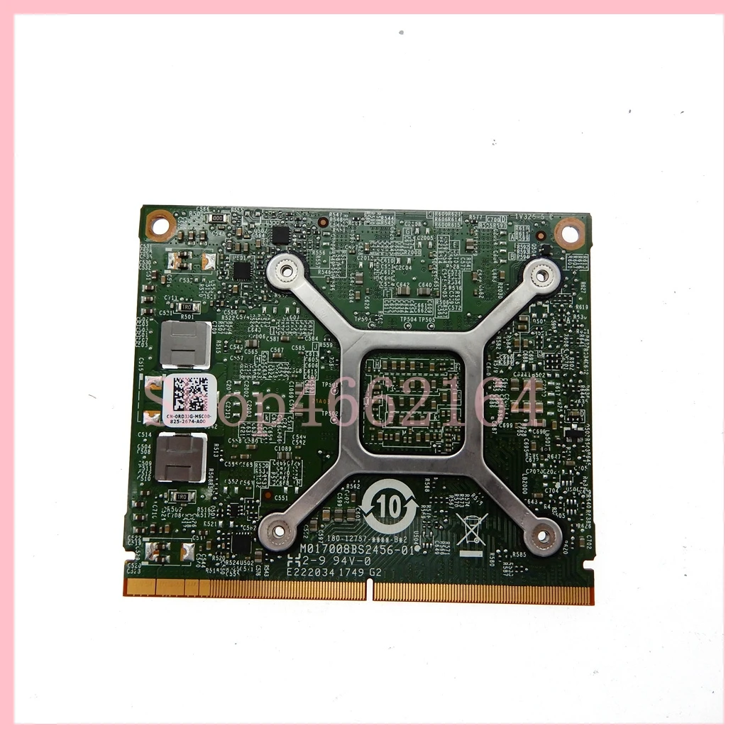 Tarjeta gráfica VGA N17P-Q1-A2/M1000M, 4GB, GDDR5, para Dell Precision 7520, LA-E311P, portátil - imagen 2