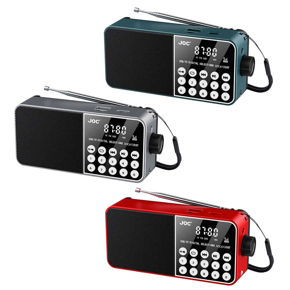 Radio de banda completa Compatible con Bluetooth, reproductor de radiodifusión, pantalla Digital LED, Radio MP3 inalámbrica para emergencias, huracán - imagen 4