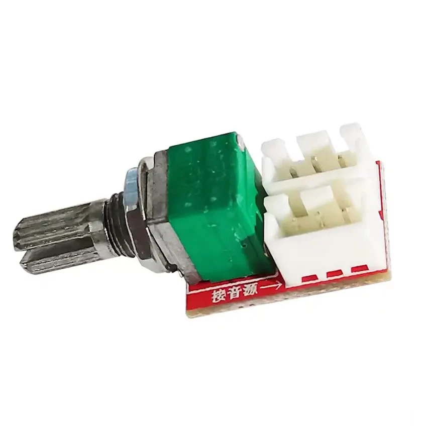 Placa amplificadora de Audio DIY, potenciómetro de volumen, placa adaptadora dúplex 50K y paquete de cables blindados de 300mm, 1/5/10 Uds. - imagen 2