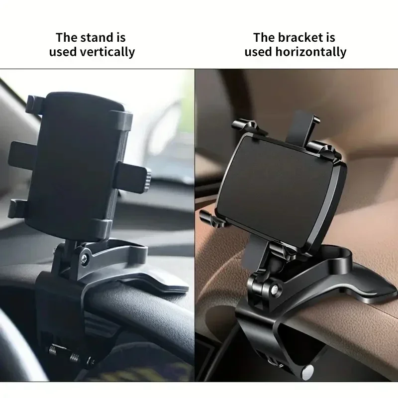 Soporte Universal de teléfono móvil para coche, montaje de Clip para salpicadero, pantalla GPS, iPhone, Samsung, Xiaomi - imagen 2