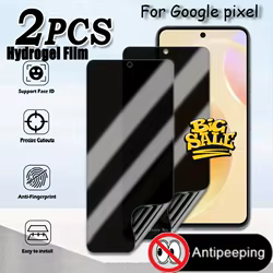 2 uds cubierta completa Protector de pantalla antiespía para Google Pixel 10 9 8 7 6 Pro película de hidrogel para Google Pixel 10 Pro XL 9A 8A 7A 6A