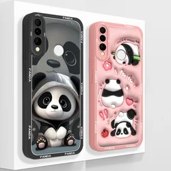 Funda Honor 9X Pro Panda – Silicona Suave Protección Cámara