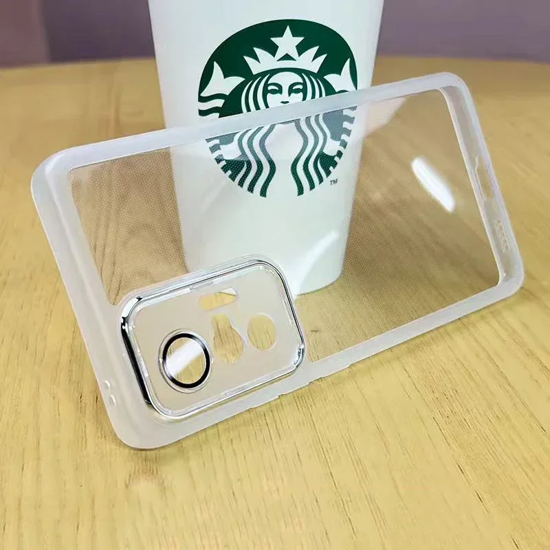 Funda de teléfono con película de lente de lujo para VIVO X70 X70T Pro 5G 360, funda protectora trasera para cámara VIVOX70 VIVOX70Pro, bolsa de silicona suave para niñas - imagen 2