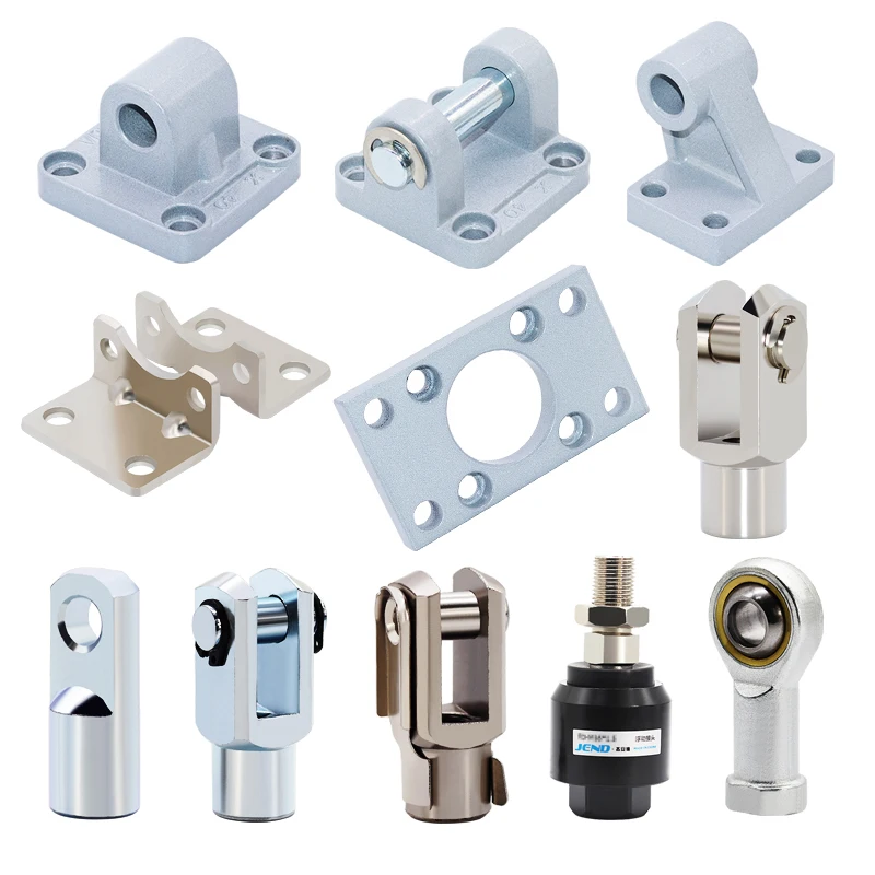 CP96/DNC/SE/SI/SAI32/40/50/63/80 CA/CB/CR Cilindro neumático de aire Accesorio de base de oreja doble individual - imagen 2