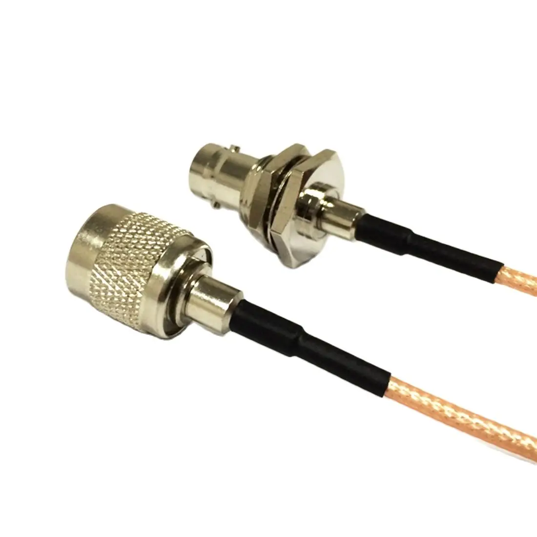 RP TNC interruptor de enchufe macho BNC hembra, Cable Pigtail de mampara RG316, envío rápido, venta al por mayor, 15CM/30CM/50CM/100CM - imagen 3