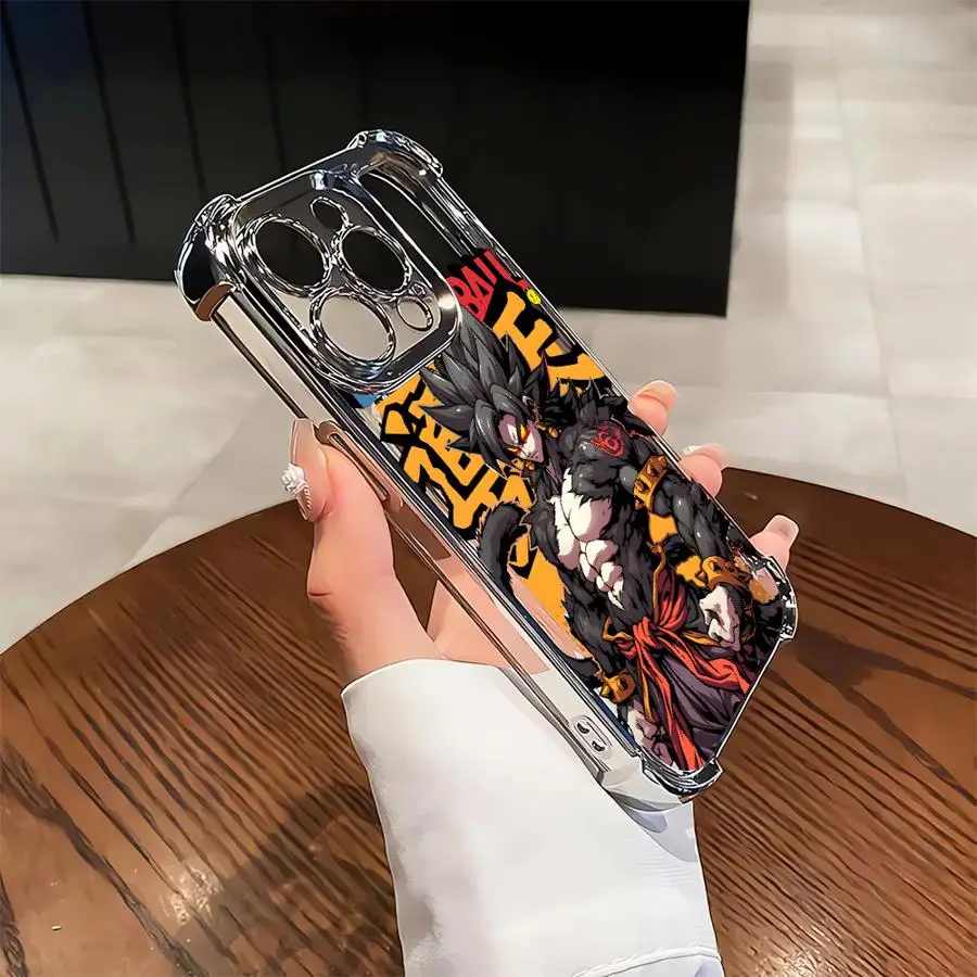 Funda de teléfono suave para iPhone 16e 13 12 11 Pro Max 16 15 14 Plus 17 Air Japan Dragon Ball Son Goku - imagen 5