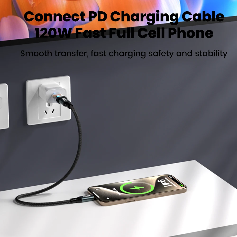 Adaptador OTG USB3.2 de 120W, convertidor USB macho a hembra tipo C, conector de transferencia de datos de 10Gbps para iphone 15 16 - imagen 3