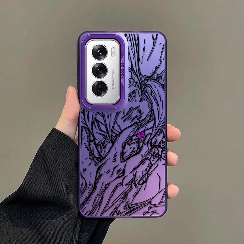 D-Dragon Ball Goku funda bonita para OPPO A98 A96 A95 A94 A79 A78 A77 A54 A55 funda de teléfono plateada colorida - imagen 4