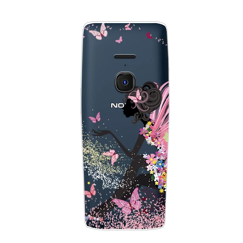 Funda transparente de silicona TPU para Nokia 8210, carcasa transparente con dibujos animados para Nokia8210 4G, funda TA-1507 TA-1494 TA-1489 - imagen 4