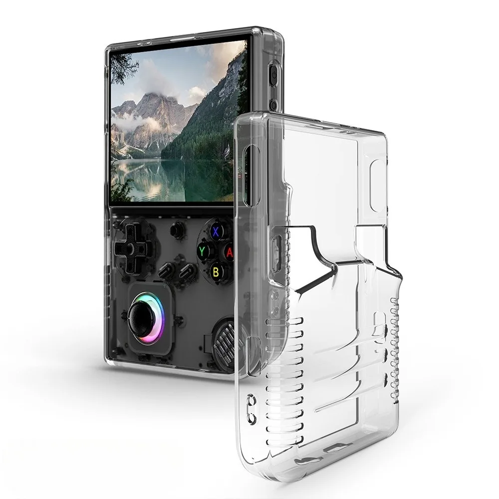 Para consola de juegos ANBERNIC RG40XXV, funda transparente de TPU antiarañazos, funda protectora a prueba de golpes, accesorios de carcasa para consola de juegos - imagen 2