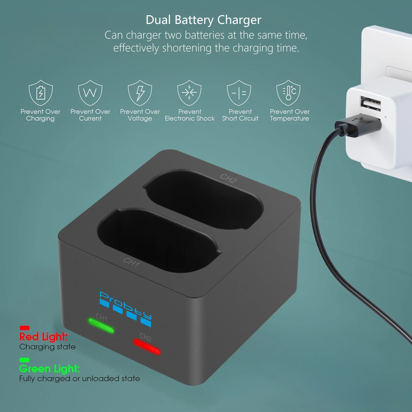 Cargador de batería BP-SCL6 para cámara Leica Q2 SL2 SL2-S Q3 SL3 SL3-S - imagen 5