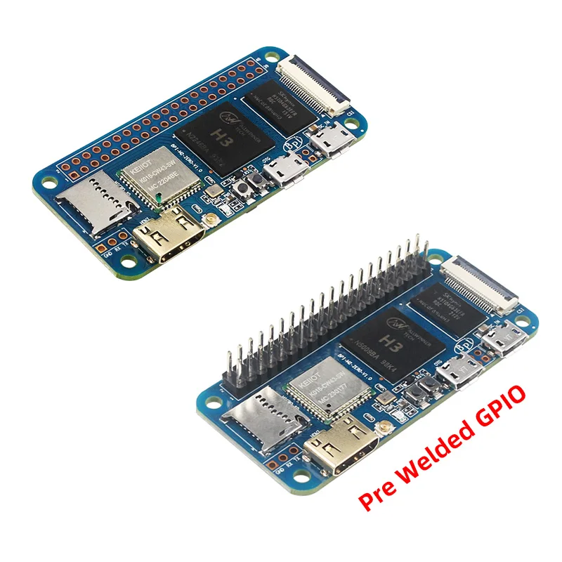 Banana Pi M2 Zero BPI-M2 Zero Alliwnner H3 Cortex-A7 WIFI y BT Mismo tamaño que Raspberry Pi Zero 2 W Fuente de alimentación de caja opcional - imagen 2