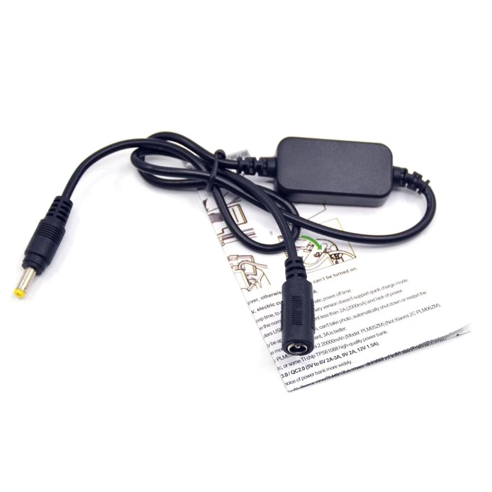 Cable reductor de 12V-24V EP5 EP-5A EP-5B EP-5F CP-W126 acoplador CC para ENEL9 EN-EL14 EN-EL15 EN-EL21 EN-EL24 NP-W126 batería falsa - imagen 4