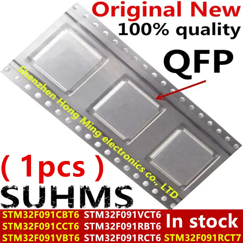 Chipset QFP STM32F091CBT6 STM32F091CCT6 STM32F091VBT6 STM32F091VCT6 STM32F091RBT6 STM32F091RCT6 STM32F091RCT7, 100% nuevo, 1 pieza