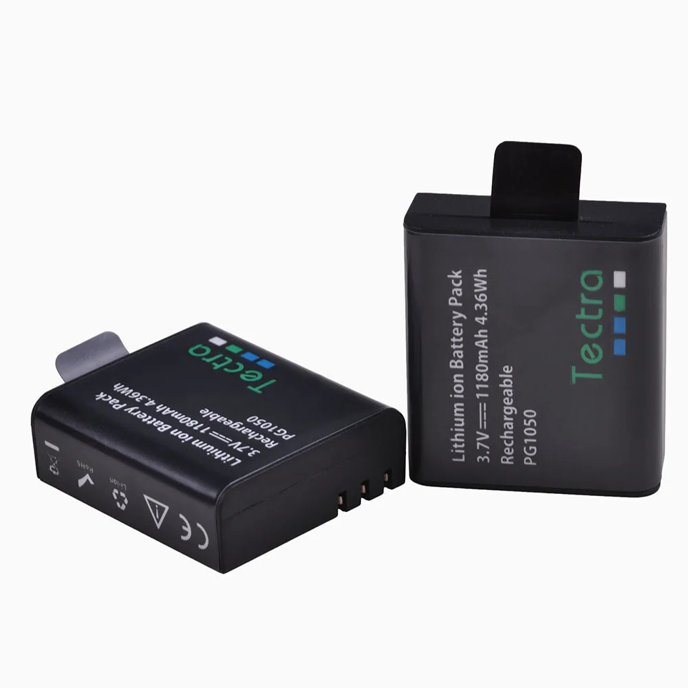 Batería de iones de litio de 1180mAh, cargador tipo C para SJCAM SJ5000, SJ7000, SJ9000, EKEN 4K, H8, H9, cámara de acción, SJ4000, PG900, PG1050 - imagen 4