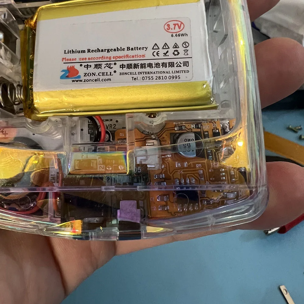 Batería recargable para carga de batería GBC, modificación Mod para GameBoy Color - imagen 5