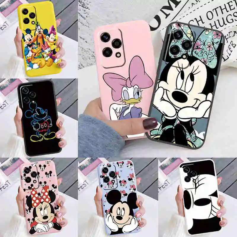 Funda de teléfono Mickey Minnie Pink para Honor 200 Lite, Fundas de silicona suave con dibujos animados de Anime para Honor 200Lite, funda protectora trasera