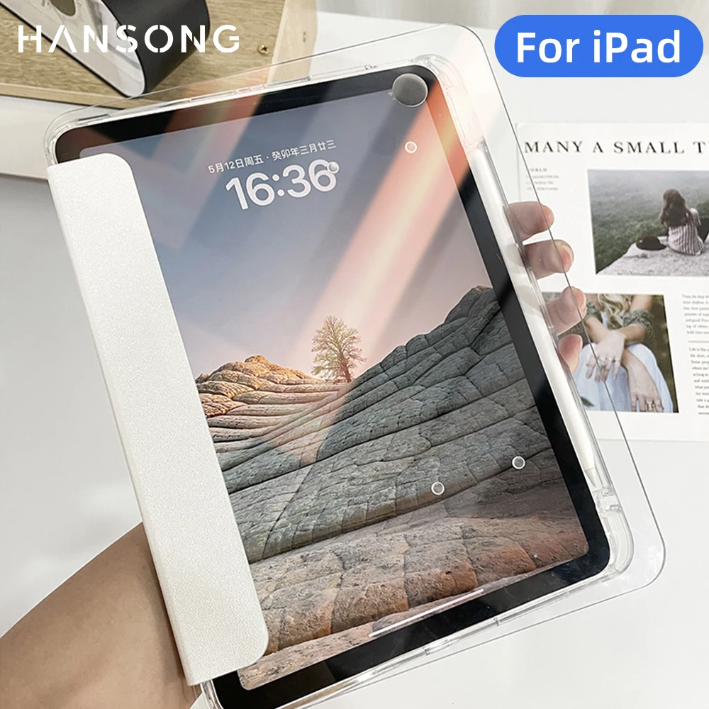 Funda transparente para iPad, cubierta para iPad 10,2 7/8/9th, iPad 10th Pro 12,9 4/5/6th Pro 11 2nd 3rd 4th Air 4/5 10,5 9,7 mini 6 - imagen 2