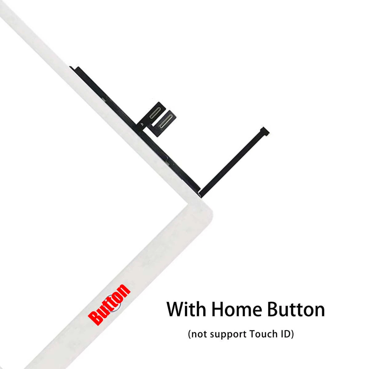 Pantalla táctil de cristal frontal para iPad, digitalizador externo de 10,2 pulgadas para iPad 7 2019, A2197, A2198, iPad 8 2020, A2428, A2429, A2430 - imagen 3