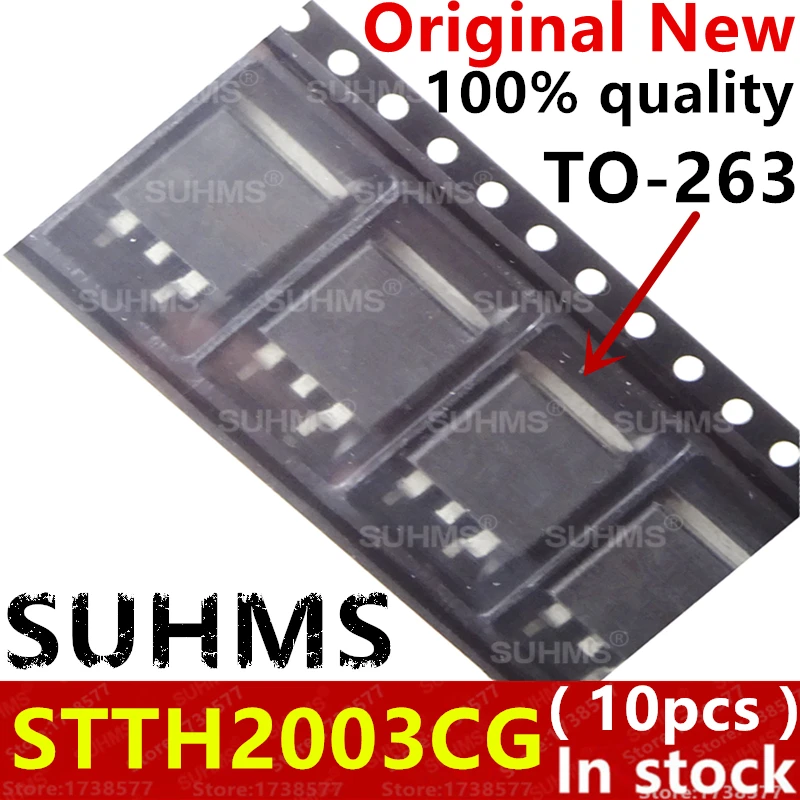 (10 piezas) 100% nuevo STTH2003 STTH2003CG STTH2003CG-TR TO-263