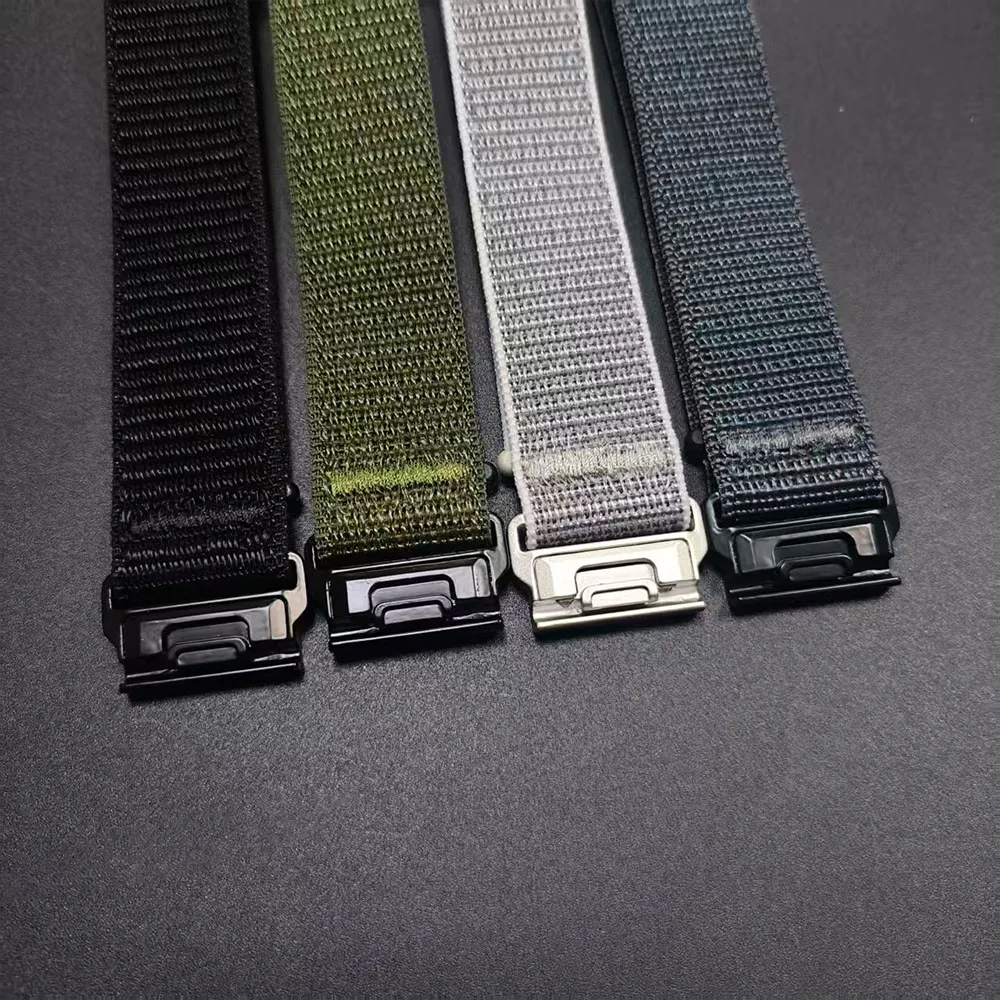 Correa de nailon para reloj Garmin Fenix 8pro E 7X 7 6X 6 5plus/Forerunner 970 965 Quickfit Band Instinct 3 2X Loop, 26 22mm - imagen 3