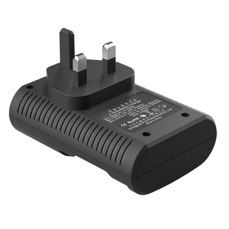 Para batería recargable de 9V, batería recargable AA/AAA de 1,2 V, cargador de batería de 1,2 V y 9V, enchufe para Reino Unido, EE. UU., UE con luz LED - imagen 5