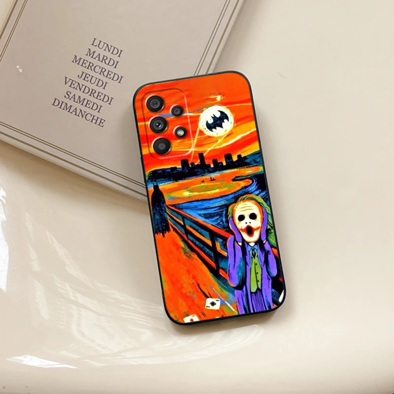 Villano el Joker personalidad para Samsung A53, A52, A33, A32, A51, A71, A21S, A13, A73, A55, A22, A23, A35, A72, A54, A12, espalda negra 5G - imagen 2