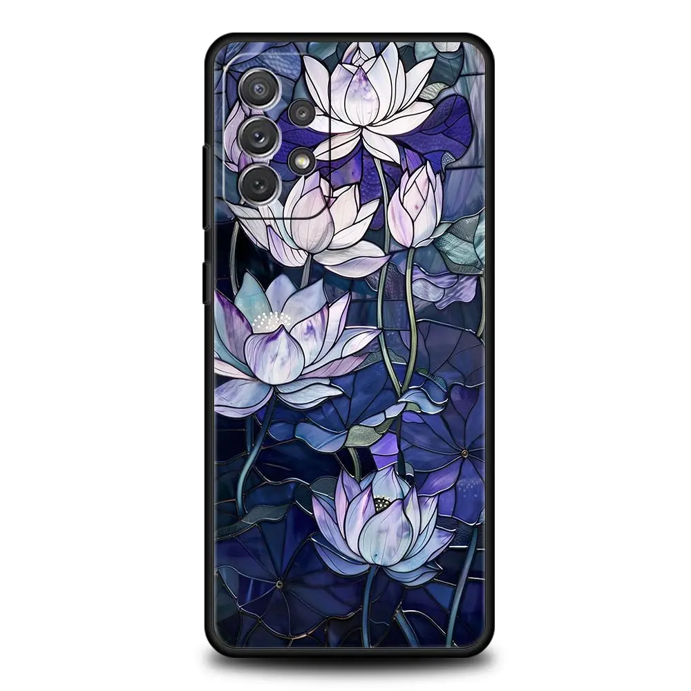 Funda geométrica de mármol y flores para Samsung A51 A71 A21S A17 A11 A15 A25 A41 A23 A33 A53 A73 A07 A03S A05S A13 A35 A55 5G - imagen 3