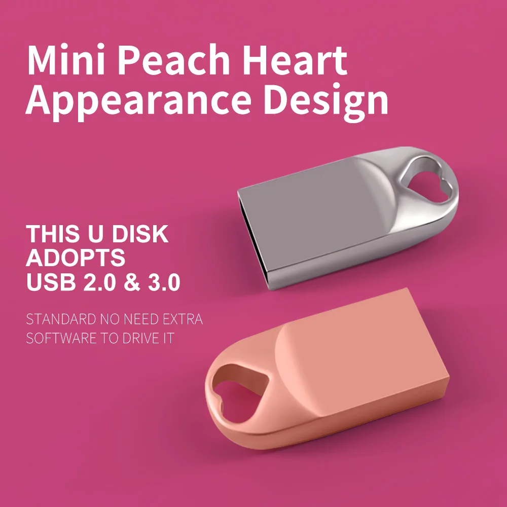 Zsuit nuevo 10 Uds Mini Pen Drive 8GB 64G 32GB unidad Flash Usb 128G impermeable Pendrive Usb Stick U disco regalo logotipo gratis Flash USB - imagen 2