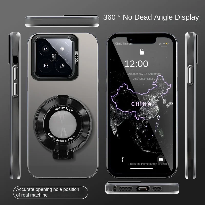 Para Magsafe funda de carga inalámbrica para Xiaomi 15T 15 14 13 17 13T 14T Pro MAX Poco M6 X6 F7 Ultra F6 x7 Pro cubierta de soporte mate - imagen 3