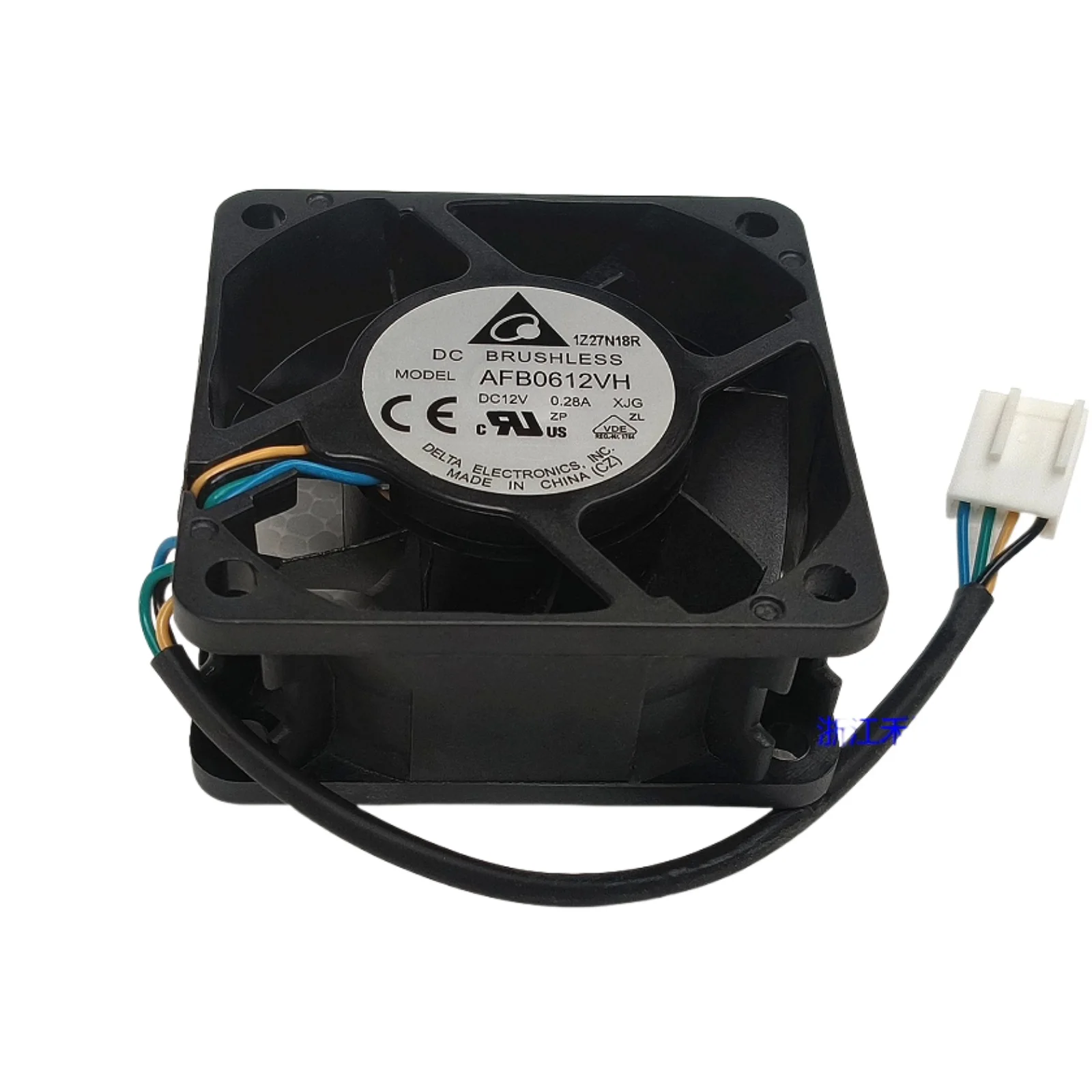 Ventilador 6025 de 60 mm para Delta AFB0612VH 6025 6 CM DC 12 V Ventilador de enfriamiento PWM con doble rodamiento de bolas, 5200 RPM