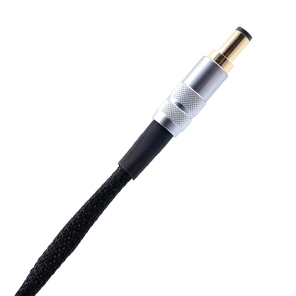 Cable de alimentación de CC Chapado en plata Hifi OCC, Pin de GX16-2 A Amplificador de Phono CA/CC de 5,5x2,5/2,1 MM, Cable de salida de fuente de alimentación lineal - imagen 5