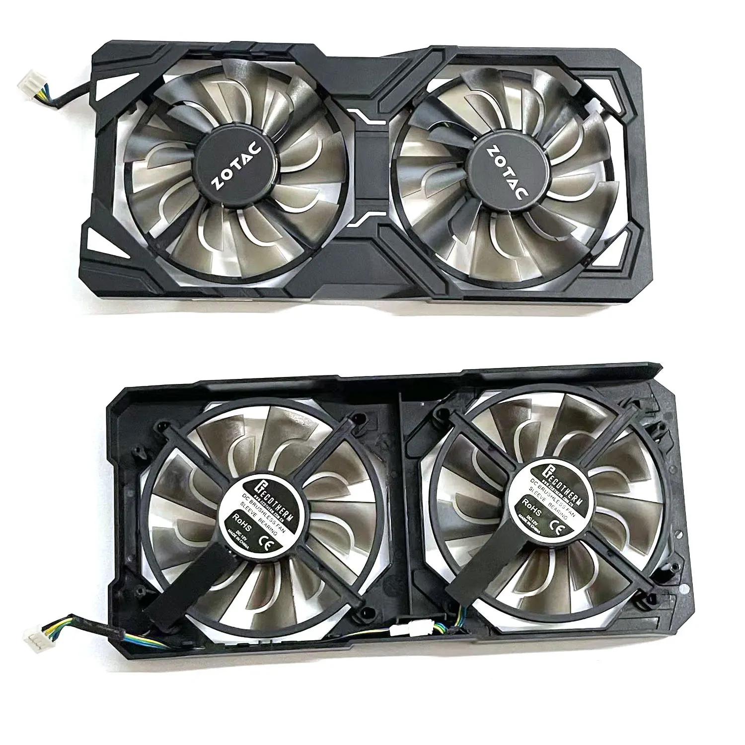 Reemplazo de ventiladores de tarjeta gráfica GTX 1060 para ZOTAC P106-100 6GB GTX1060 ventilador enfriador de repuesto de refrigeración de tarjeta de vídeo - imagen 5