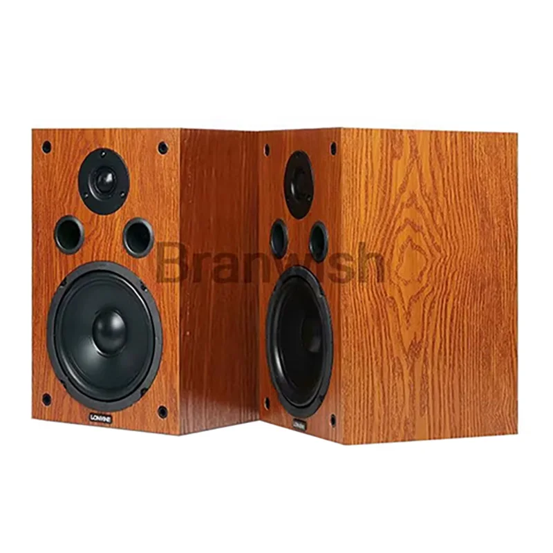 Altavoz de estantería pasivo bidireccional de 200 W: caja de sonido envolvente de audio HiFi de alta potencia de 6,5 pulgadas para cine en casa de escritorio - imagen 2